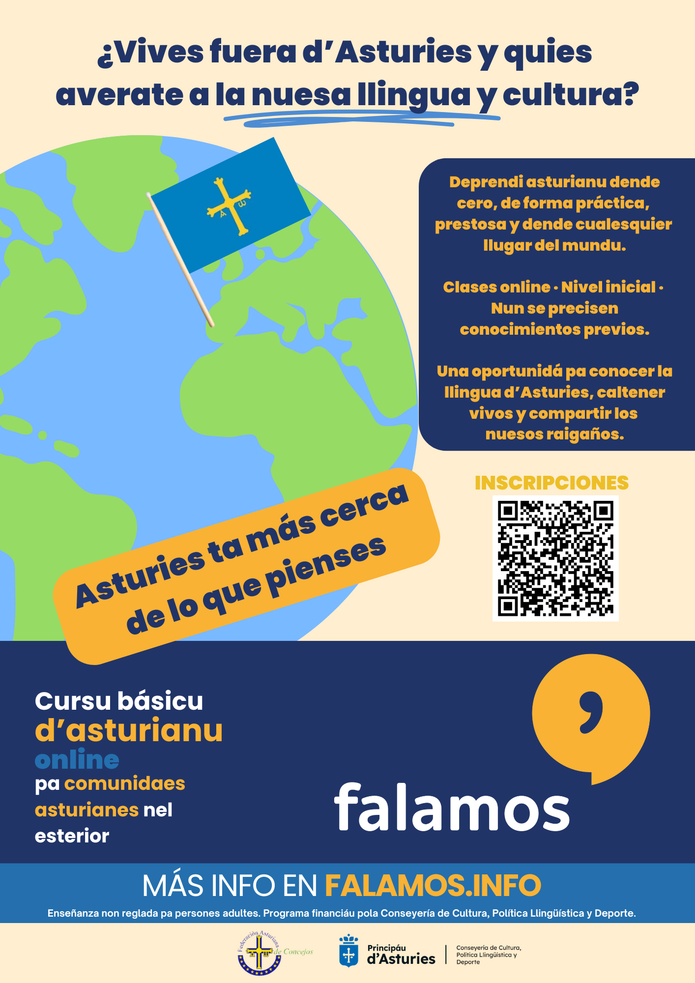 Asturias impulsa cursos de asturiano y eonaviego para los centros asturianos en el exterior - Asturias