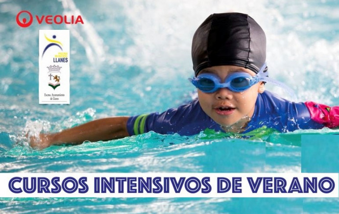 Piscina municipal Llanes, cursos intensivos natación verano - Concejo de Llanes