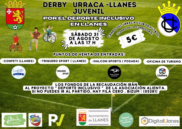 Presentación del Derby Solidario a favor del deporte adaptado e inclusivo en Llanes - Concejo de Llanes