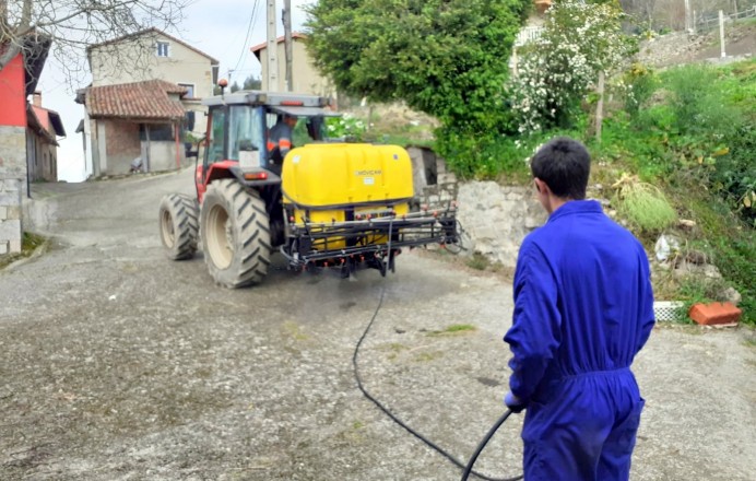 Llanes, fin primera ronda desinfección e inicio segunda - Concejo de Llanes