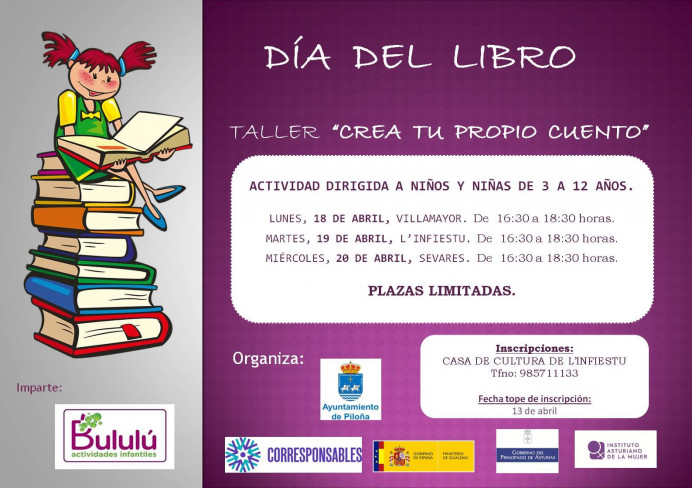 Día del libro de Piloña - Concejo de Piloña