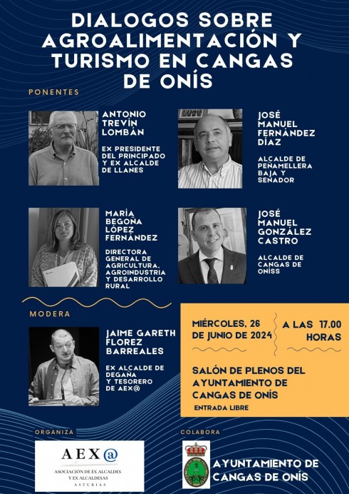 Los ex alcaldes y ex alcaldesas de Asturias dialogarán sobre: Agroalimentación y Turismo Rural, en Cangas de Onís. - Concejo de Cangas de Onís