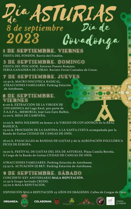 Día de Asturias 2023 en Cangas de Onís - Concejo de Cangas de Onís