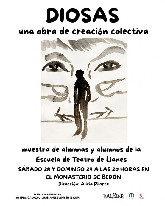 ‘Diosas’ llega al Monasterio de Bedón con la Escuela de Teatro de Llanes - Concejo de Llanes