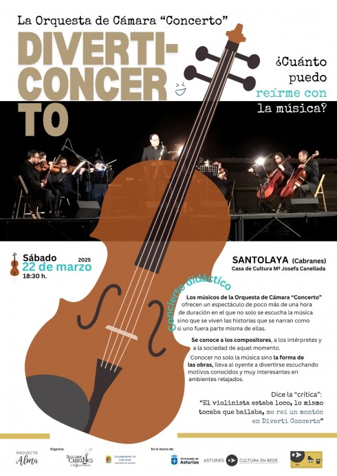 Diverti-Concerto: un espectáculo único que une música, historia y diversión en Santolaya de Cabranes - Concejo de Cabranes