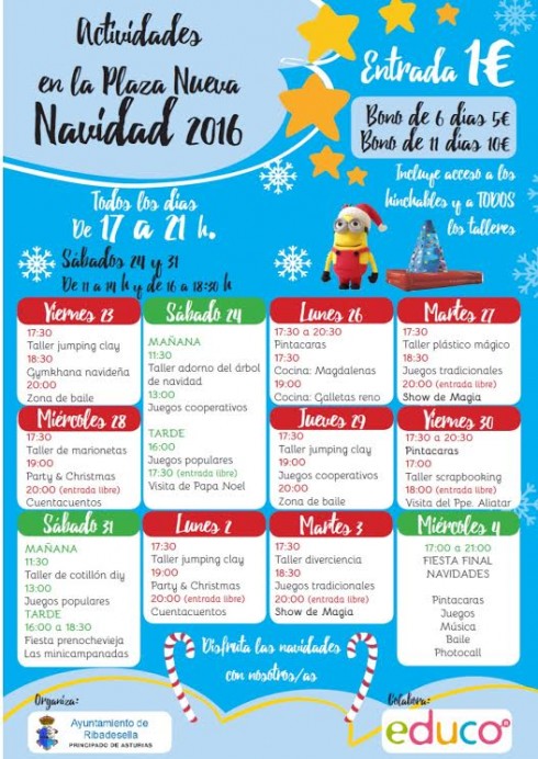 Diviertete en Navidad - Concejo de Ribadesella