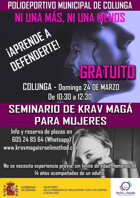 Seminario de KRAV Magá para mujeres - Concejo de Colunga