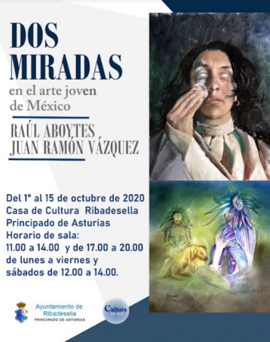 Exposición de pintura 2 miradas en Ribadesella - Concejo de Ribadesella
