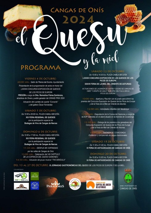Cangas de Onís celebra el mes del Quesu y la Miel con una variada agenda de actividades - Concejo de Cangas de Onís