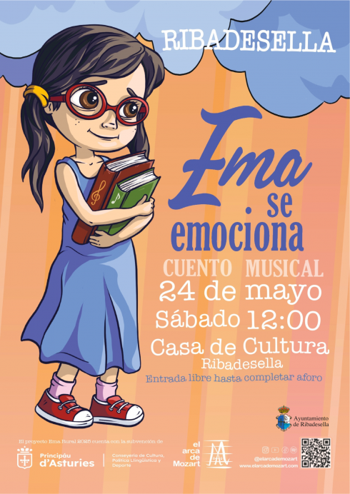 El Arca de Mozart presenta en Ribadesella un cuento musical sobre emociones infantiles - Concejo de Ribadesella