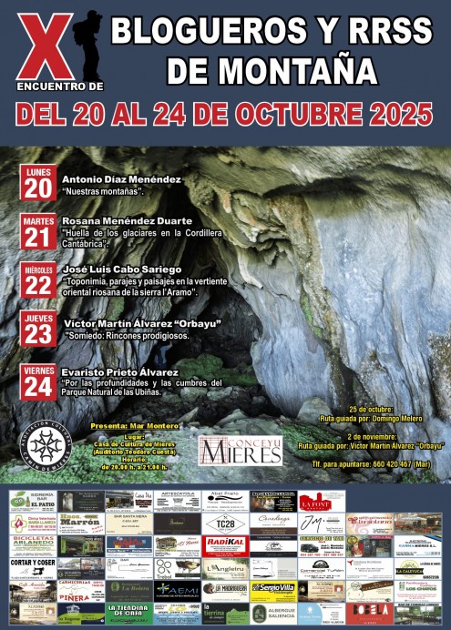 Mieres acoge el X Encuentro de Blogueros y Redes Sociales de Montaña del 20 al 24 de octubre - Turismo