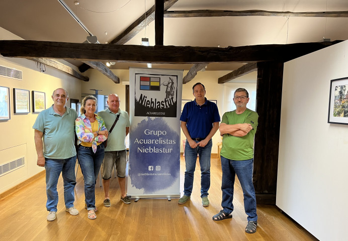 Feria de acuarelistas de Villaviciosa - Concejo de Villaviciosa