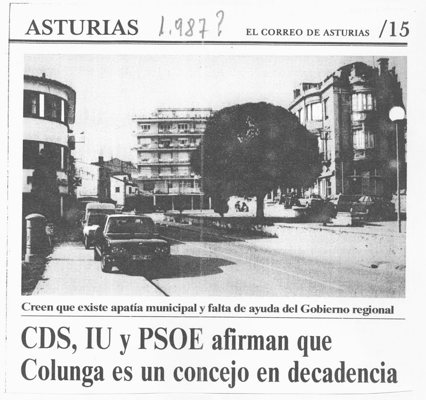 Concejo de Colunga 1982-87. Iguales problemas, idénticas soluciones. (actualizado) - Concejo de Colunga