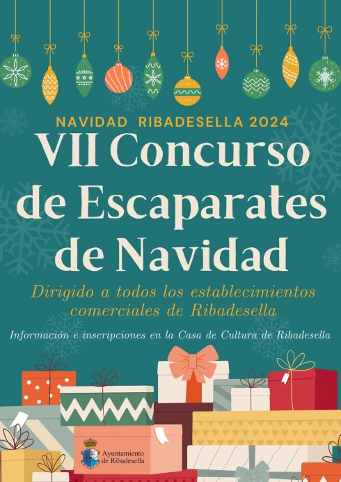 Ribadesella convoca el Concurso de Escaparates de Navidad 2024 - Concejo de Ribadesella