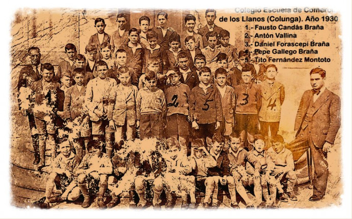 Omar Pardo: Alumnos de Lastres en la Escuela de Comercio de Colunga - Concejo de Colunga