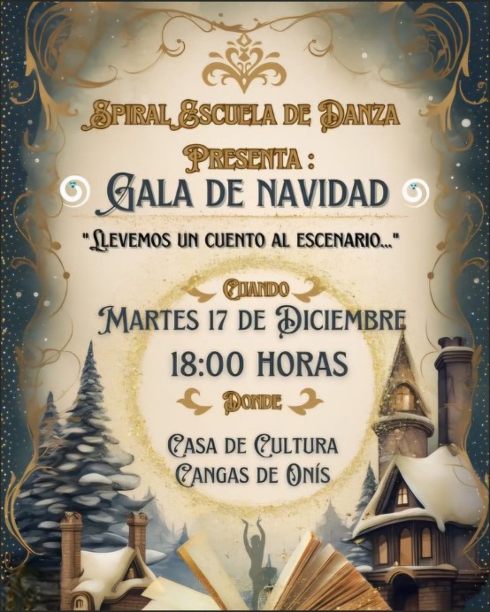 Spiral Escuela de Danza presenta su Gala de Navidad en Cangas de Onís - Concejo de Cangas de Onís
