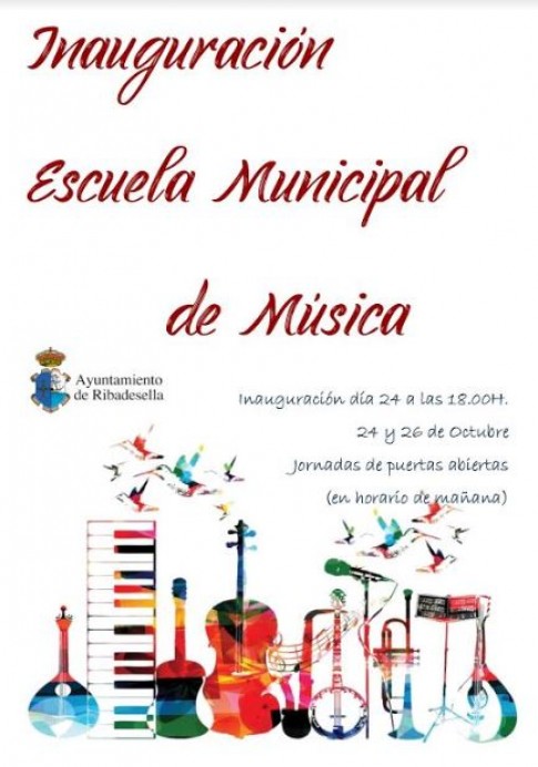 Inauguración escuela de música de Ribadesella - Concejo de Ribadesella