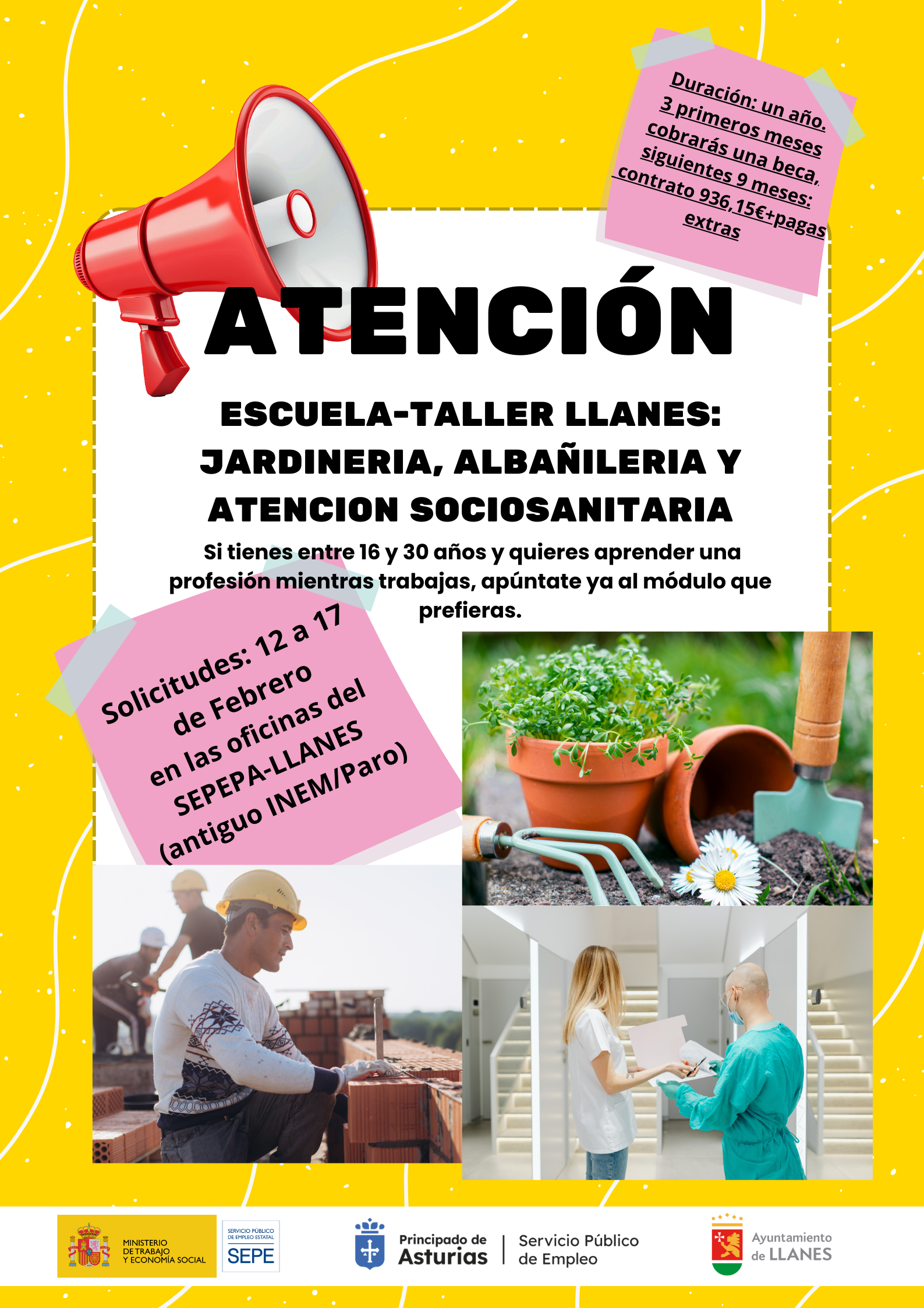 Llanes abre el plazo de inscripción para la Escuela Taller Llanes VIII - Concejo de Llanes