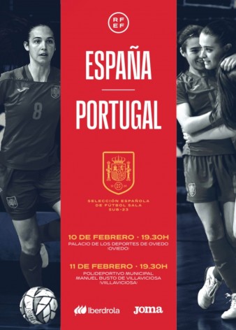 La selección española sub-23 de fútbol sala femenino se enfrenta a Portugal este miércoles en Villaviciosa