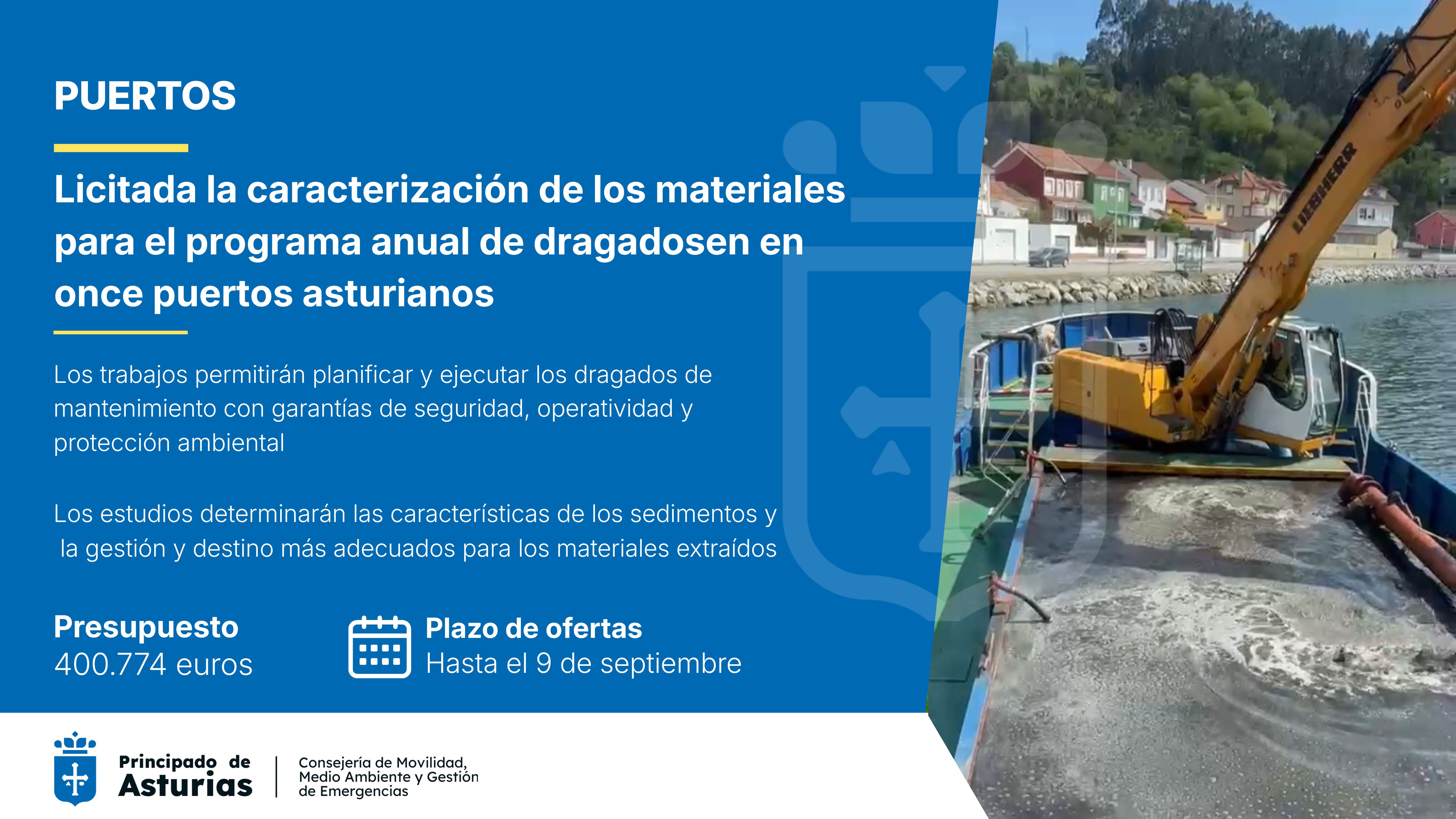 Once puertos asturianos serán analizados para preparar los próximos dragados - Asturias