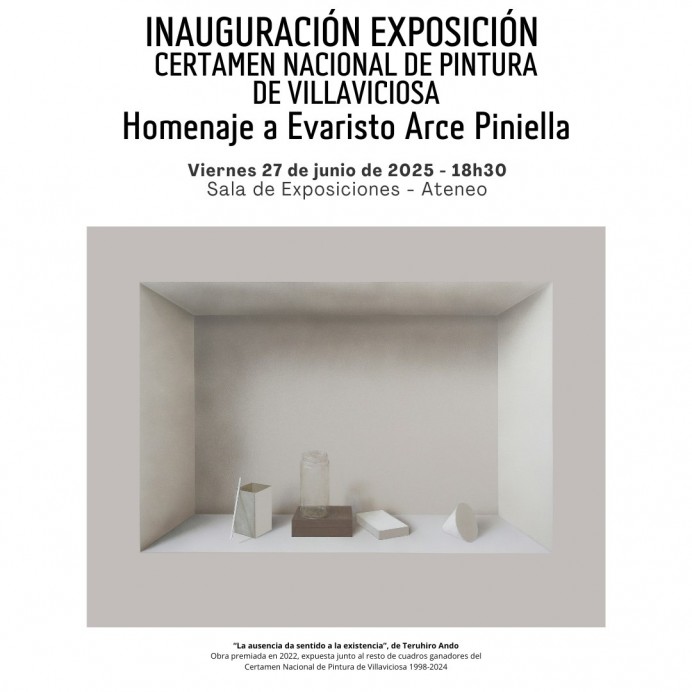 Villaviciosa inaugura exposición homenaje a Evaristo Arce con todos los cuadros ganadores del Certamen de Pintura - Concejo de Villaviciosa