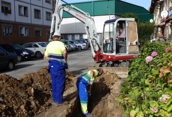 Renovación de la red de saneamiento de Pialla - Concejo de Piloña