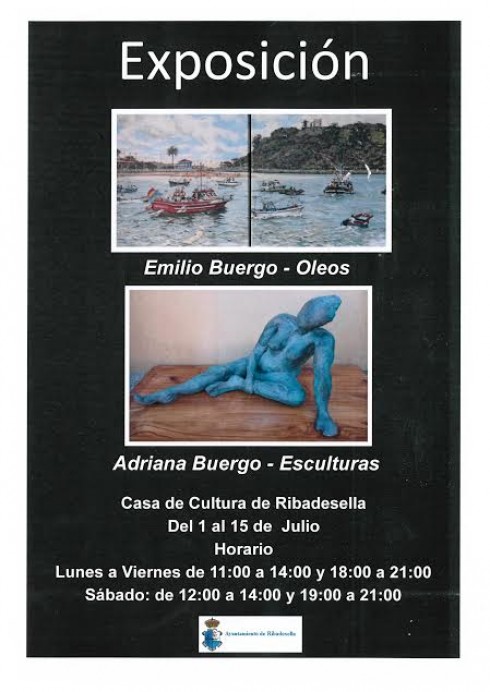 Exposición de pintura y escultura en Ribadesella - Arte