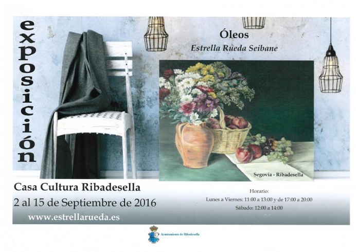Exposición de óleos de Estrella Rueda - Concejo de Ribadesella
