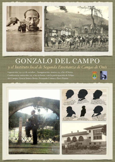 Gonzalo del Campo y el Instituto local de Segunda Enseñanza de Cangas de Onís protagonizan una exposición en la Casa de Cultura - Concejo de Cangas de Onís