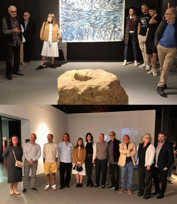 Tito Bustillo inaugura Lo que es eterno, unión de arte prehistórico y contemporáneo - Concejo de Ribadesella