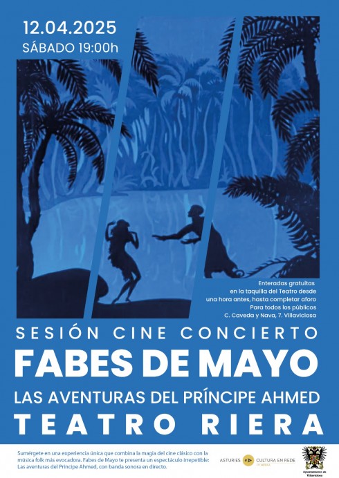 Cine-concierto con Fabes de Mayo en el Teatro Riera: Una experiencia única este sábado 12 de abril - Concejo de Villaviciosa