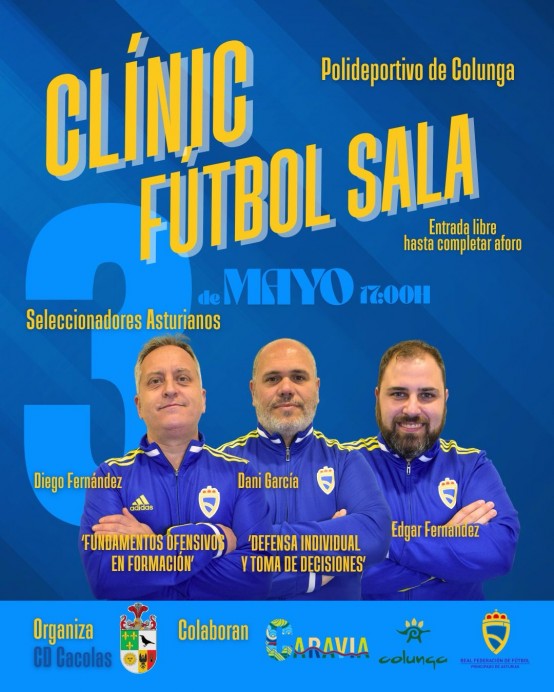 Entrenadores de selecciones regionales imparten un clinic de fútbol sala en Colunga - Deportes