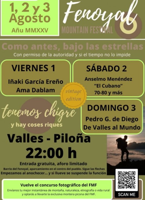 El Fenoyal Mountain Festival regresa a Valles con charlas, música y ambiente rural bajo las estrellas - Concejo de Piloña
