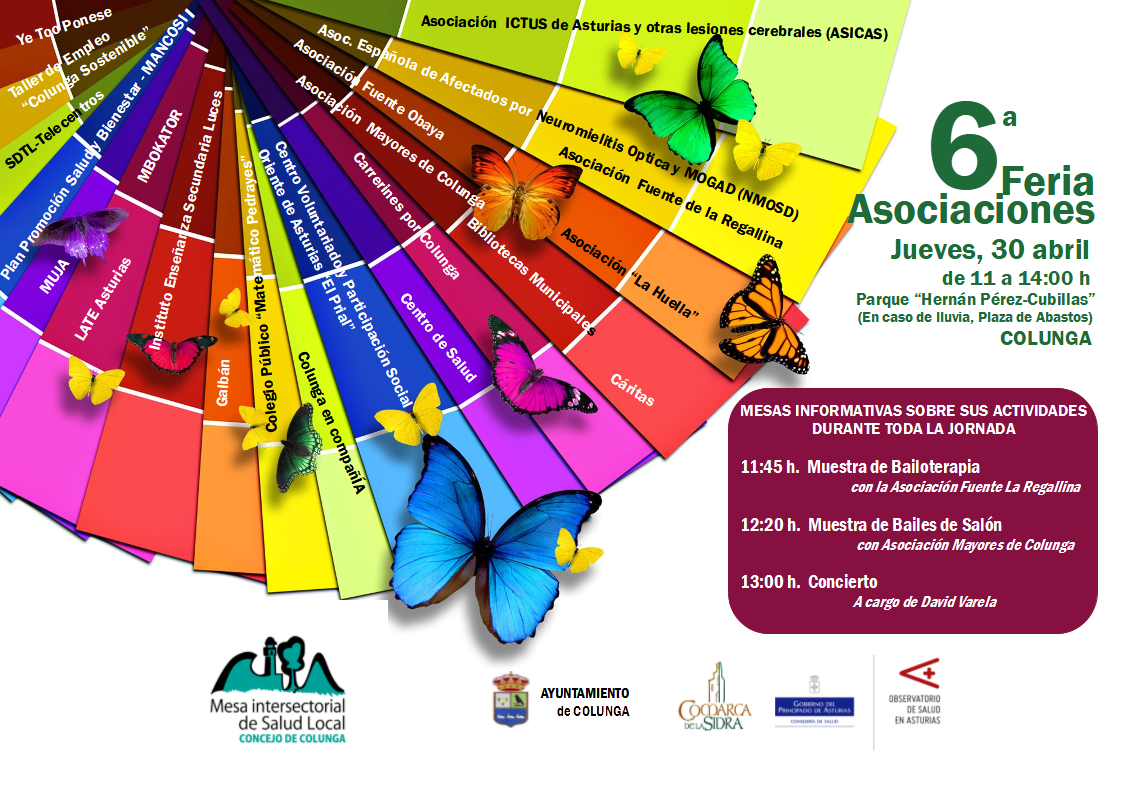 Colunga celebra la VI Feria de Asociaciones con actividades, música y participación ciudadana - Concejo de Colunga