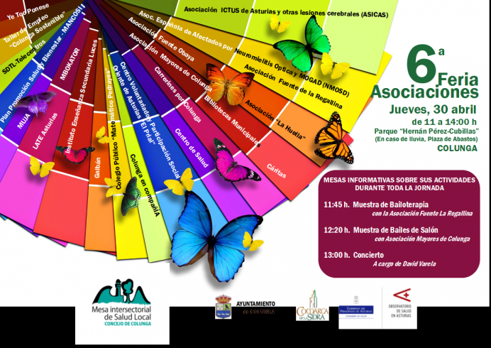 Colunga celebra la VI Feria de Asociaciones con actividades, música y participación ciudadana