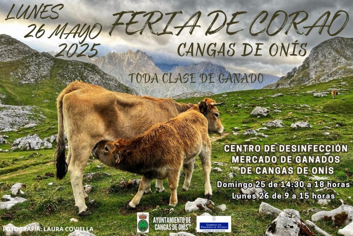 La Feria de Corao regresa el lunes 26 de mayo en Cangas de Onís - Concejo de Cangas de Onís