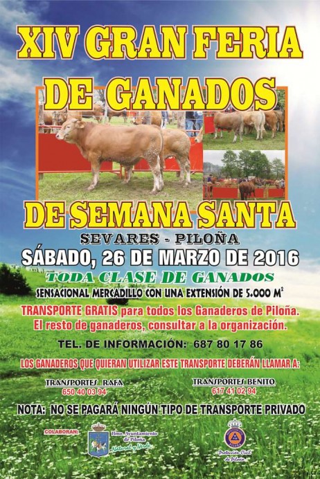 Feria de Semana Santa en Sebares - Concejo de Piloña