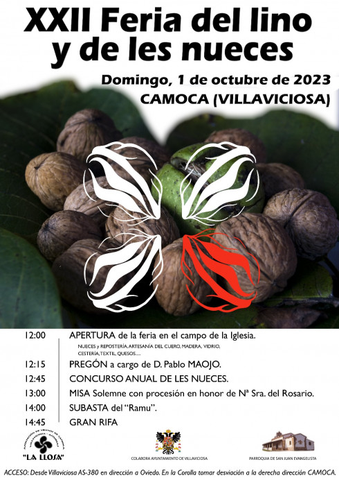 Feria del Lino y las Nueces de Camoca - Concejo de Villaviciosa