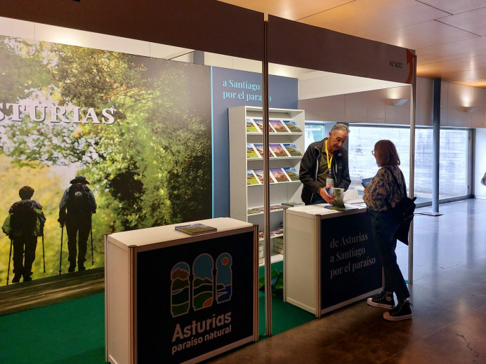Turismo promociona las rutas jacobeas en la feria especializada Fairway - Asturias