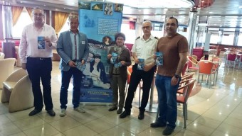 Promoción turística de Villaviciosa en el Ferry de la Autopista del Mar - Concejo de Villaviciosa