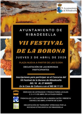 Ribadesella celebra el 2 de abril el VII Festival de la Borona con degustaciones, mercado y música tradicional - Concejo de Ribadesella