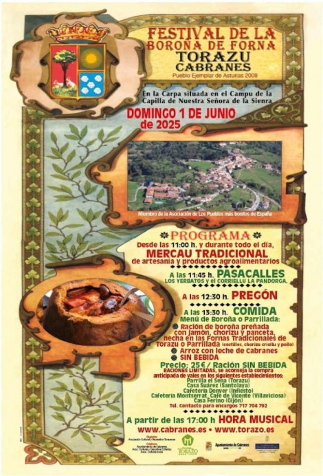 Cabranes celebra el Festival de la Boroña de Forna el 1 de junio en Torazu - Concejo de Cabranes