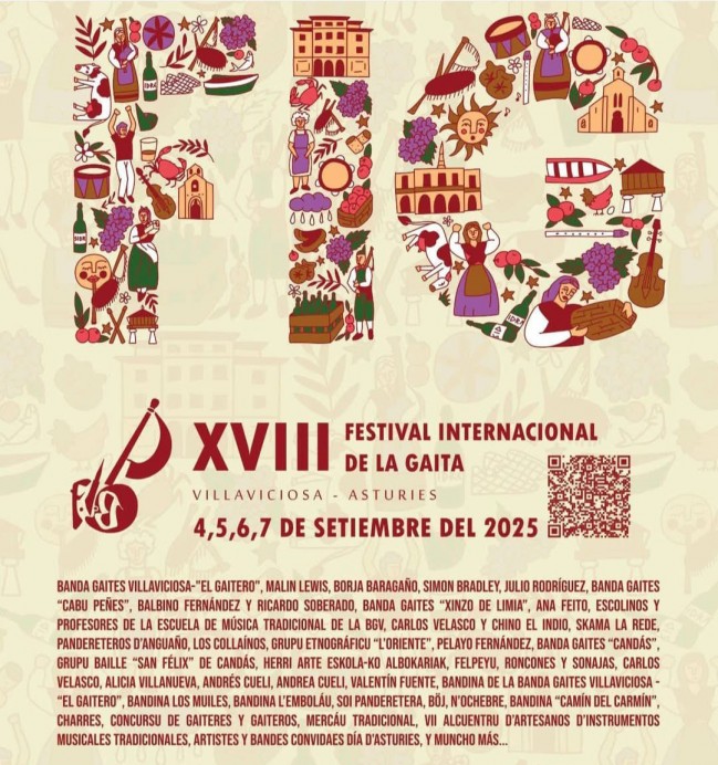 Villaviciosa acoge el XVIII Festival Internacional de la Gaita - Concejo de Villaviciosa