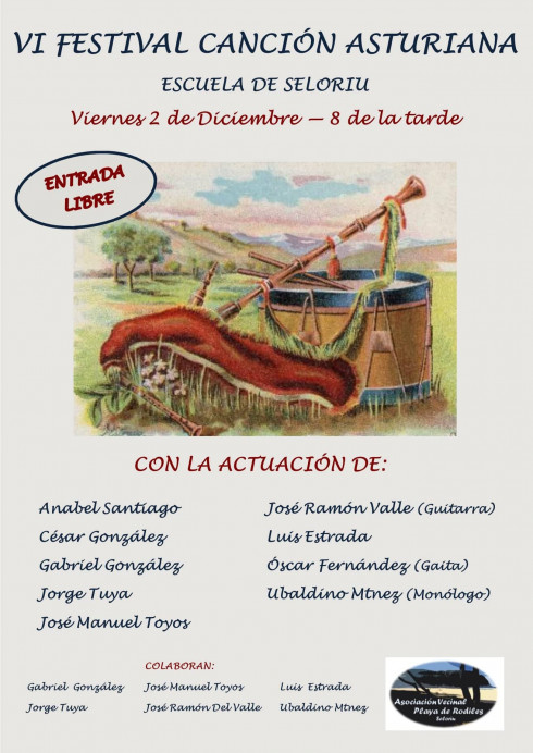VI Festival de Canción Asturiana en Seloriu - Concejo de Villaviciosa