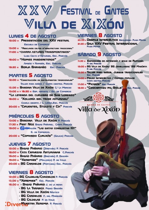XXV Festival Internacional de Gaites Villa de Xixón - Sociedad y Cultura