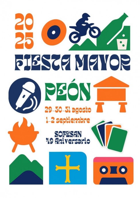 Fiesta Mayor de Peón 2025 en Villaviciosa: cinco días de tradición, música y gastronomía - Concejo de Villaviciosa