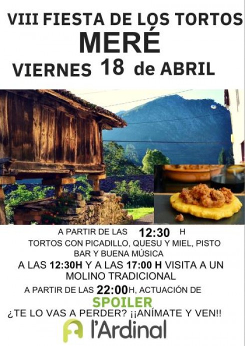 Meré celebra la VIII Fiesta de los Tortos este Viernes Santo con gastronomía, tradición y música - Concejo de Llanes