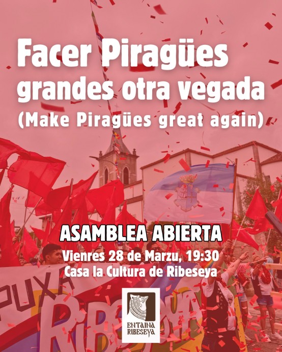 Convocatoria de Asamblea Abierta sobre la Fiesta de Les Piragues en Ribadesella - Concejo de Ribadesella