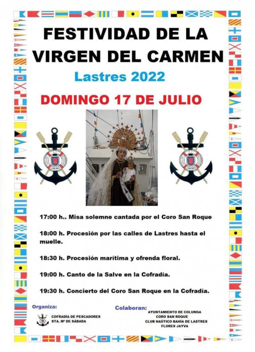 Festividad de la Virgen del Carmen en Lastres - Concejo de Colunga