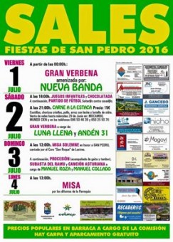 Fiestas de San Pedro en Sales - Concejo de Colunga